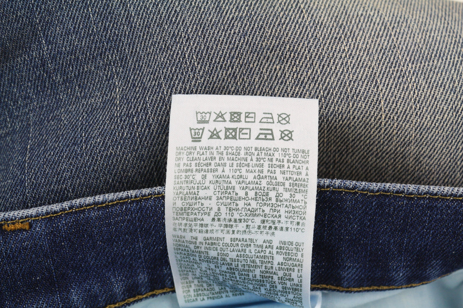 DIESEL D-Fining Z9A05 Men Jeans W33/L32 Tapered Fit Stretch Washed Blue RRP€225