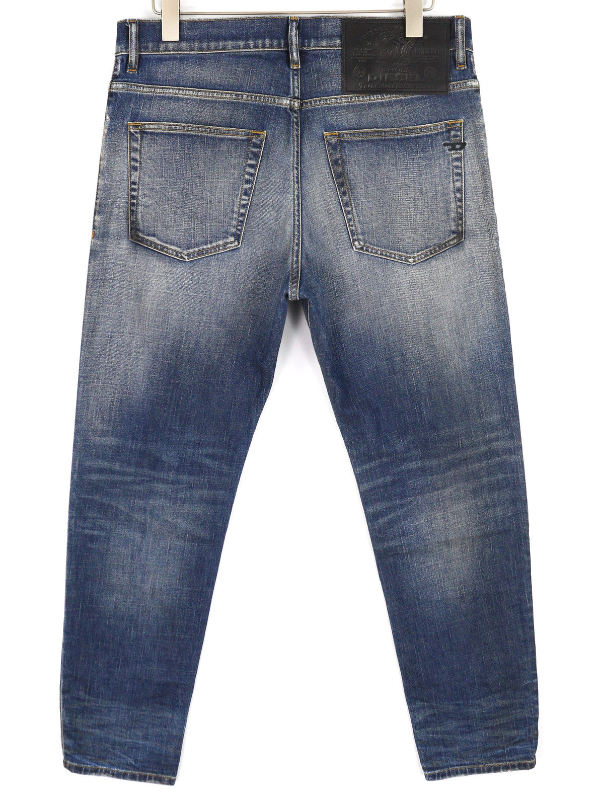 DIESEL D-Fining Z9A05 Men Jeans W33/L32 Tapered Fit Stretch Washed Blue RRP€225