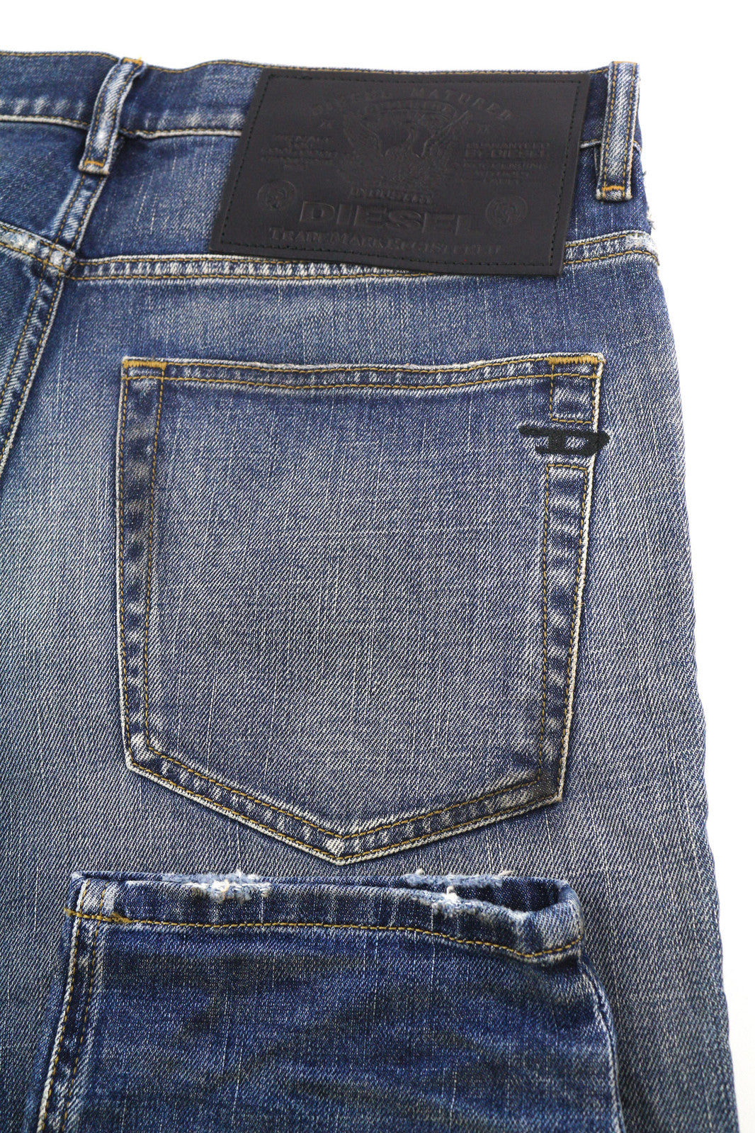 DIESEL D-Fining Z9A05 Men Jeans W33/L32 Tapered Fit Stretch Washed Blue RRP€225