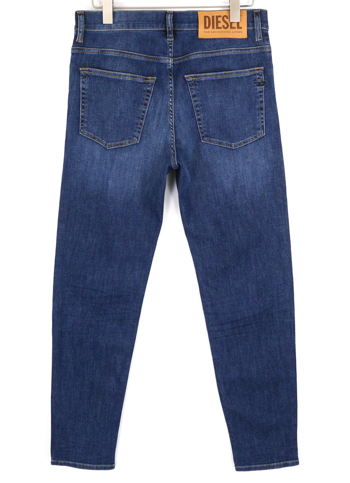 DIESEL D-Fining 09B06 Men Jeans W30/L30 Tapered Stretch Buttoned Washed Denim