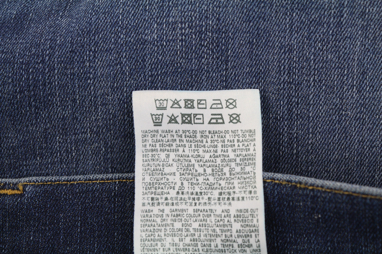 DIESEL D-Fining 09B06 Men Jeans W30/L30 Tapered Stretch Buttoned Washed Denim