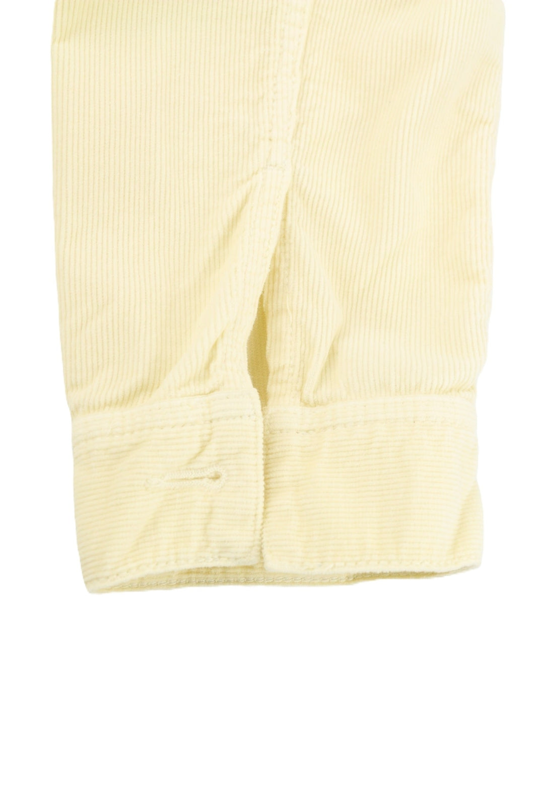 NUDIE JEANS Ronny Men Jacket L Dusty White Organic Cotton Corduroy Logo Buttoned