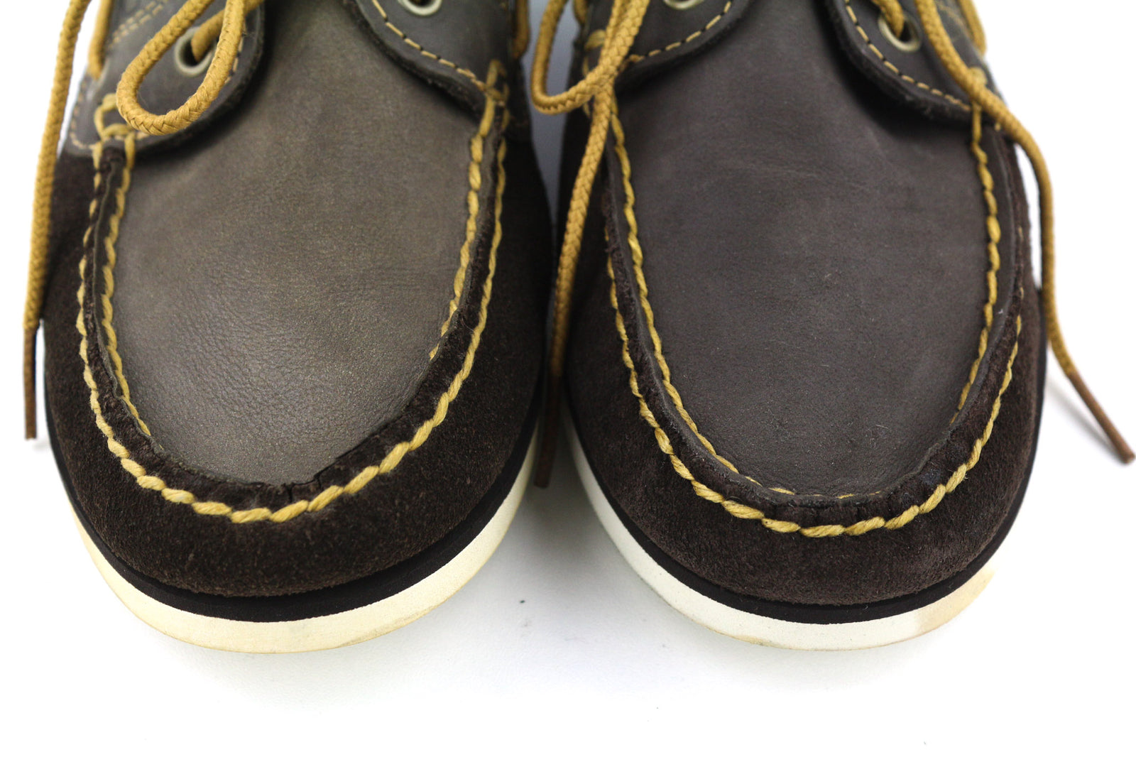 TIMBERLAND 26608 Women Shoes EU36 UK3.5 Dark Brown Leather Lace Up Strap Low Top