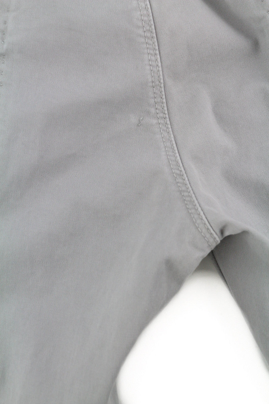 NUDIE JEANS Khaki Slim Men Trousers W31/L32 Paloma Dust Organic Zipper Chino