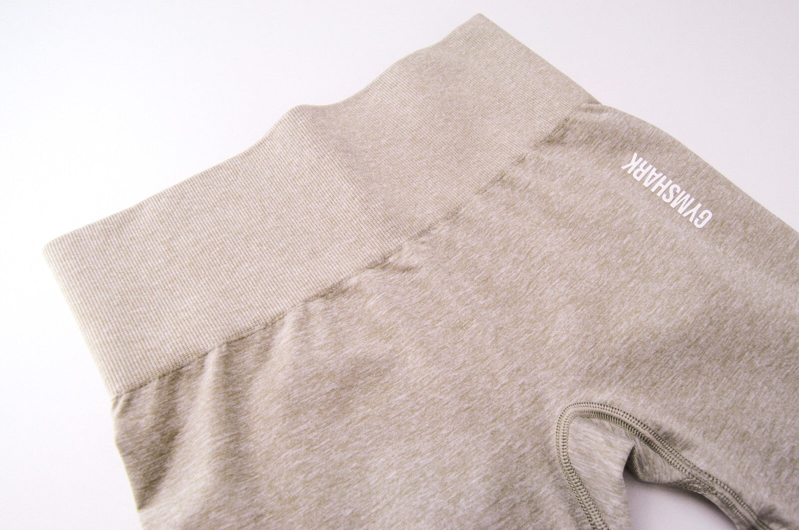 GYMSHARK Womens Leggings S Moss Grey Seamless Melange Marl Adapt Sport