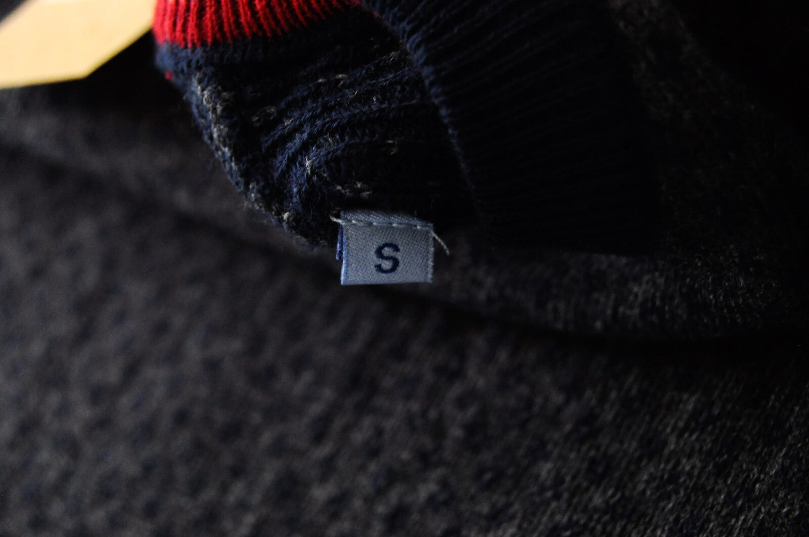 HARMONT & BLAINE Mens Sweatshirt S Grey Wool Cotton Cashmere Long Sleeve