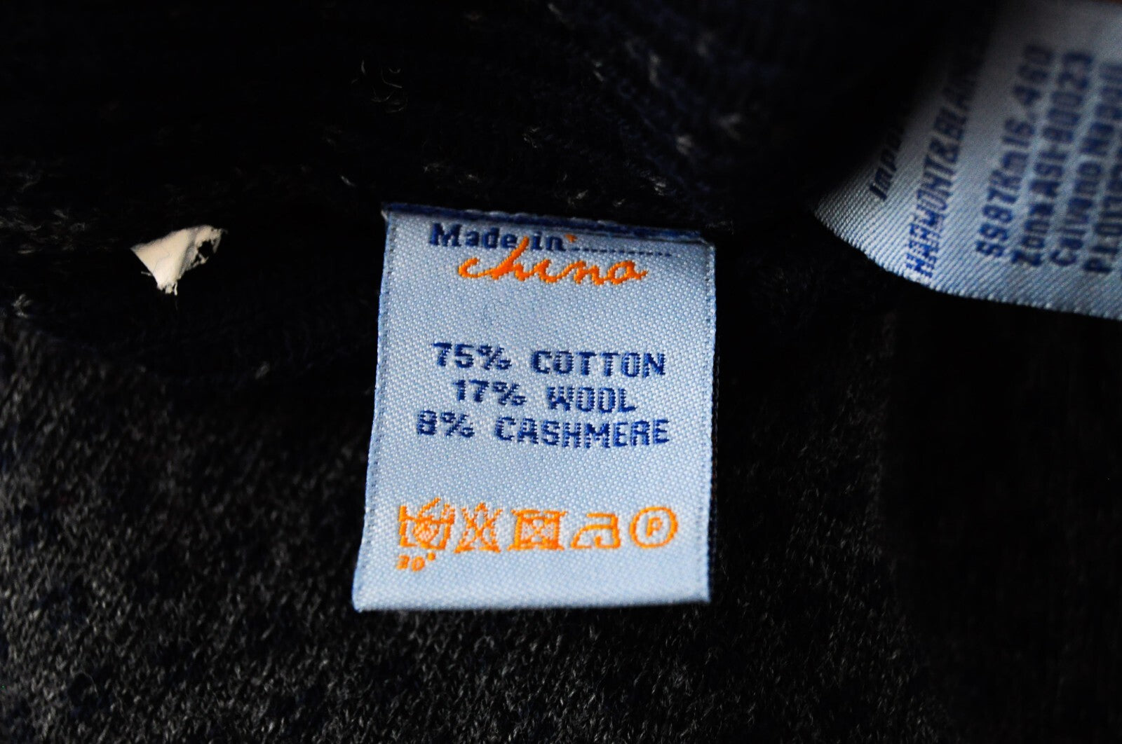 HARMONT & BLAINE Mens Sweatshirt S Grey Wool Cotton Cashmere Long Sleeve