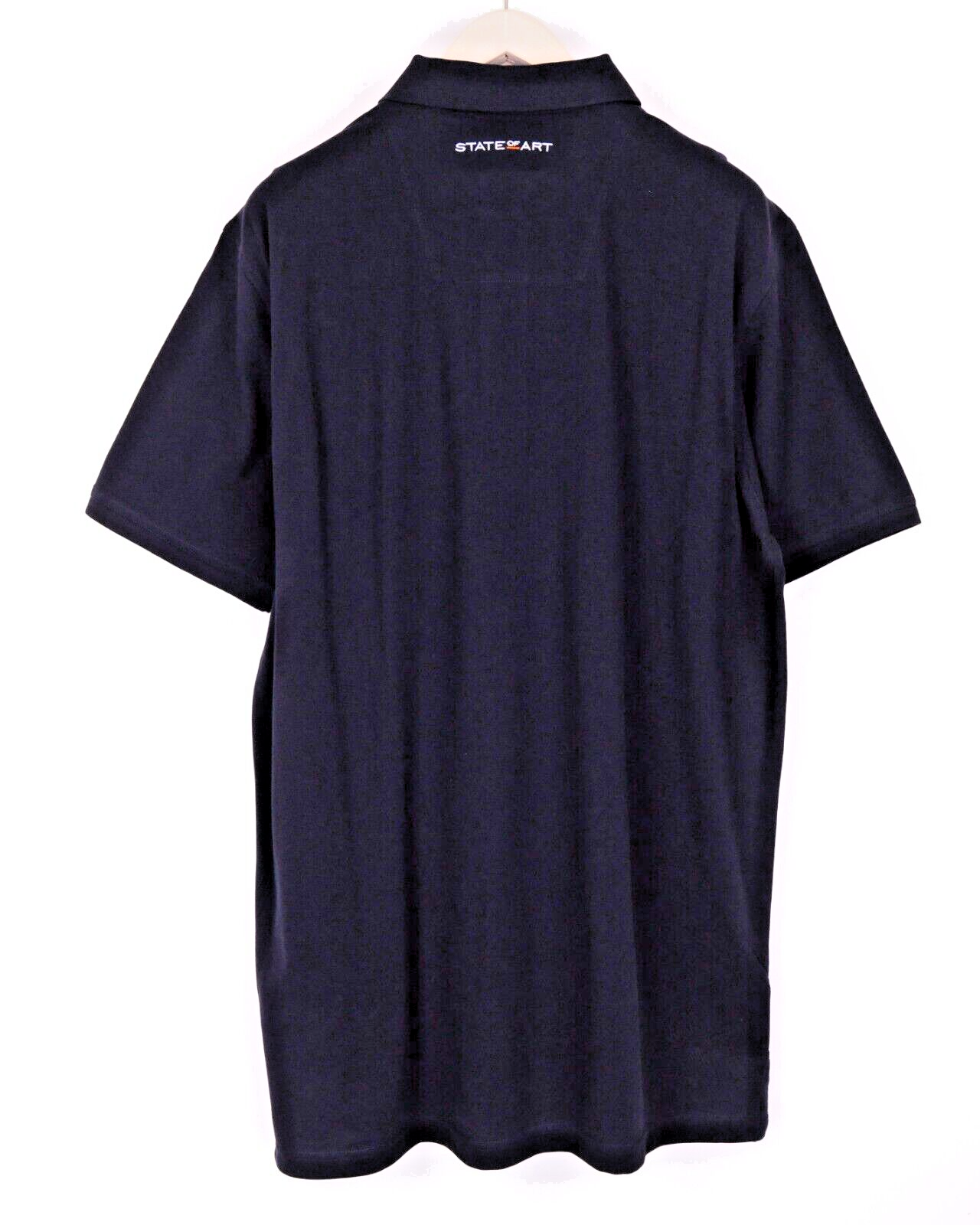 STATE OF ART Mens T-Shirt 3XL Navy Short Sleeve  Cotton Collared Polo