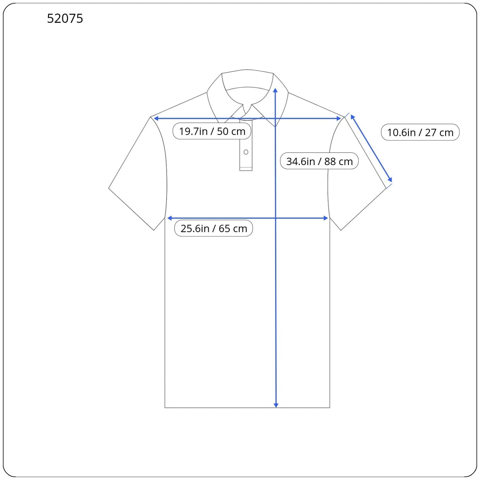 STATE OF ART Mens T-Shirt 3XL Navy Short Sleeve  Cotton Collared Polo