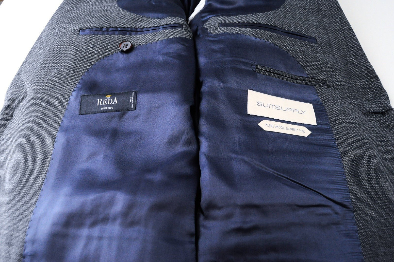 SUITSUPPLY Napoli Mens Blazer UK38L Wool Lined  Dress