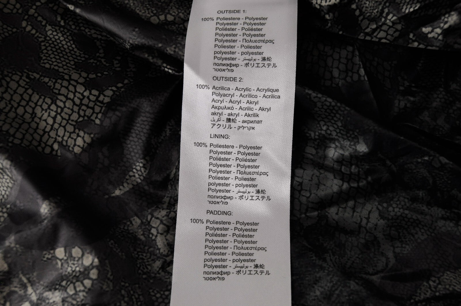 REPLAY Womens Jacket M Black Faux Fur Lined Hooded Padded Parka Long Sleeve