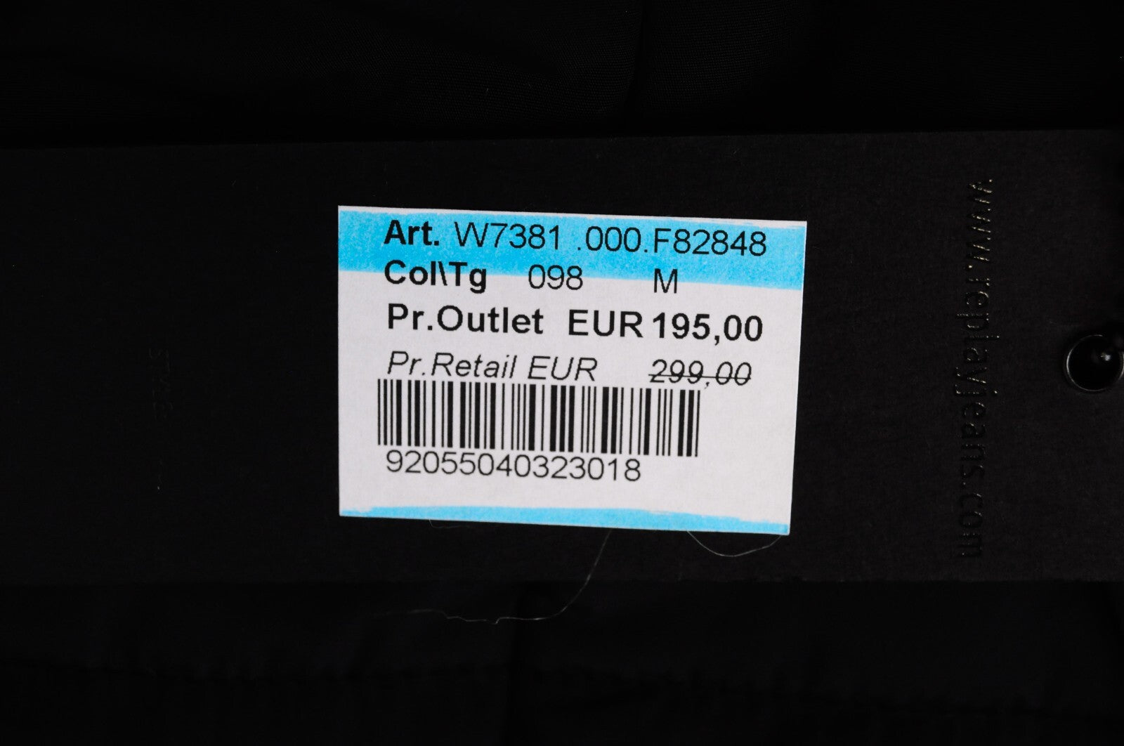 REPLAY Womens Jacket M Black Faux Fur Lined Hooded Padded Parka Long Sleeve