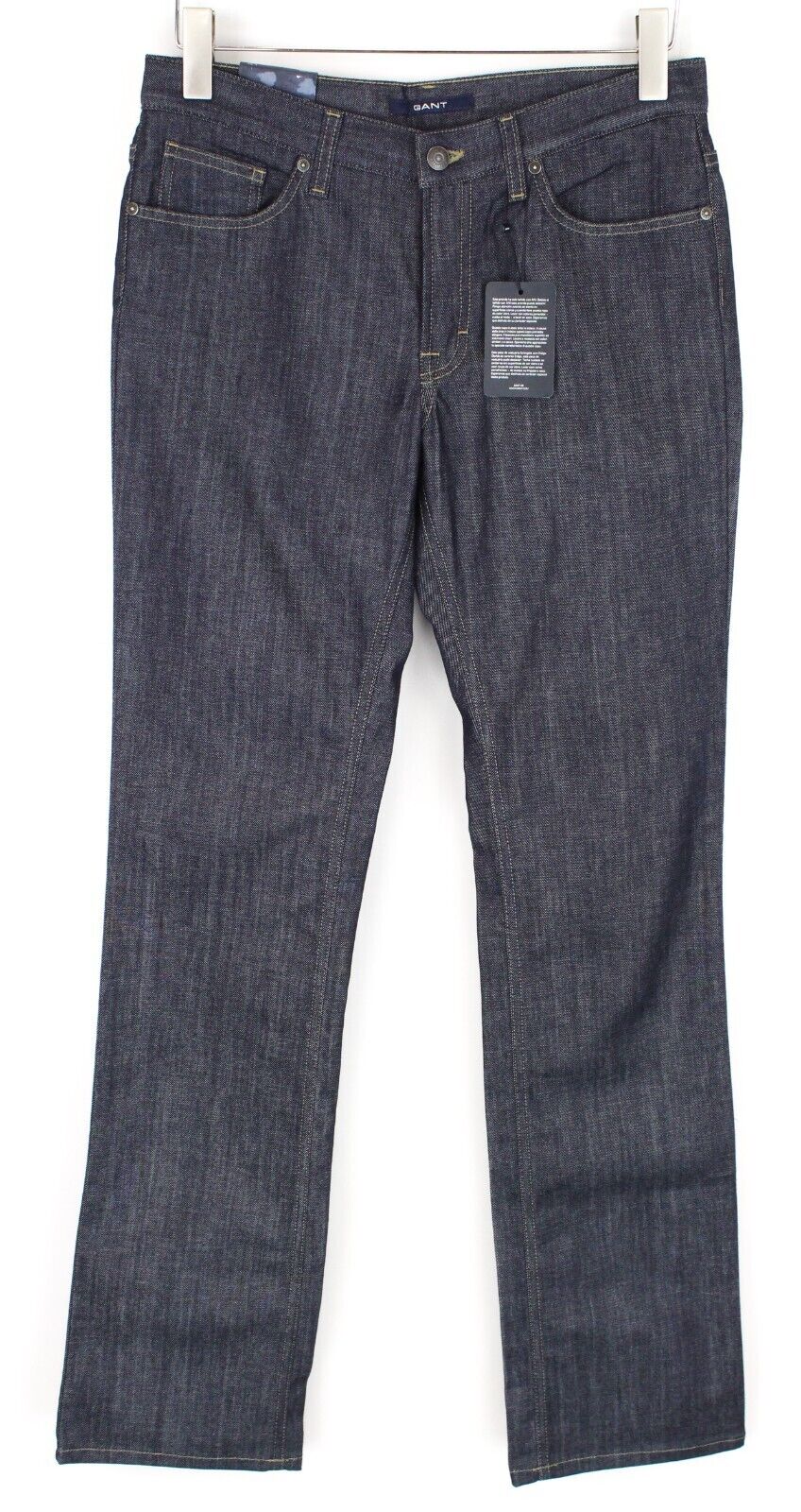 GANT Carol Womens Jeans W29/L34 Mid-Blue Regular Bootcut Stretchy Zipped