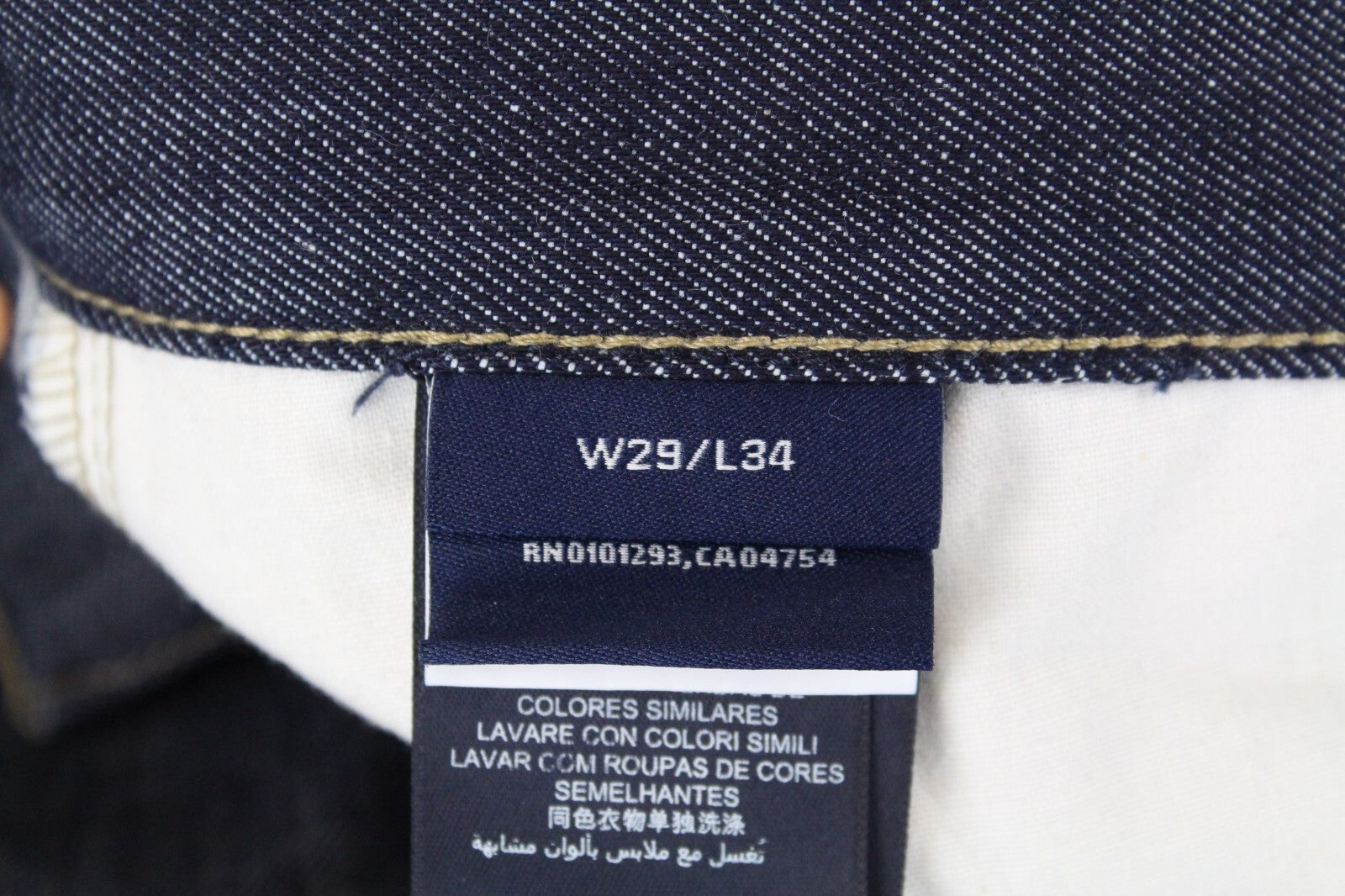 GANT Carol Womens Jeans W29/L34 Mid-Blue Regular Bootcut Stretchy Zipped