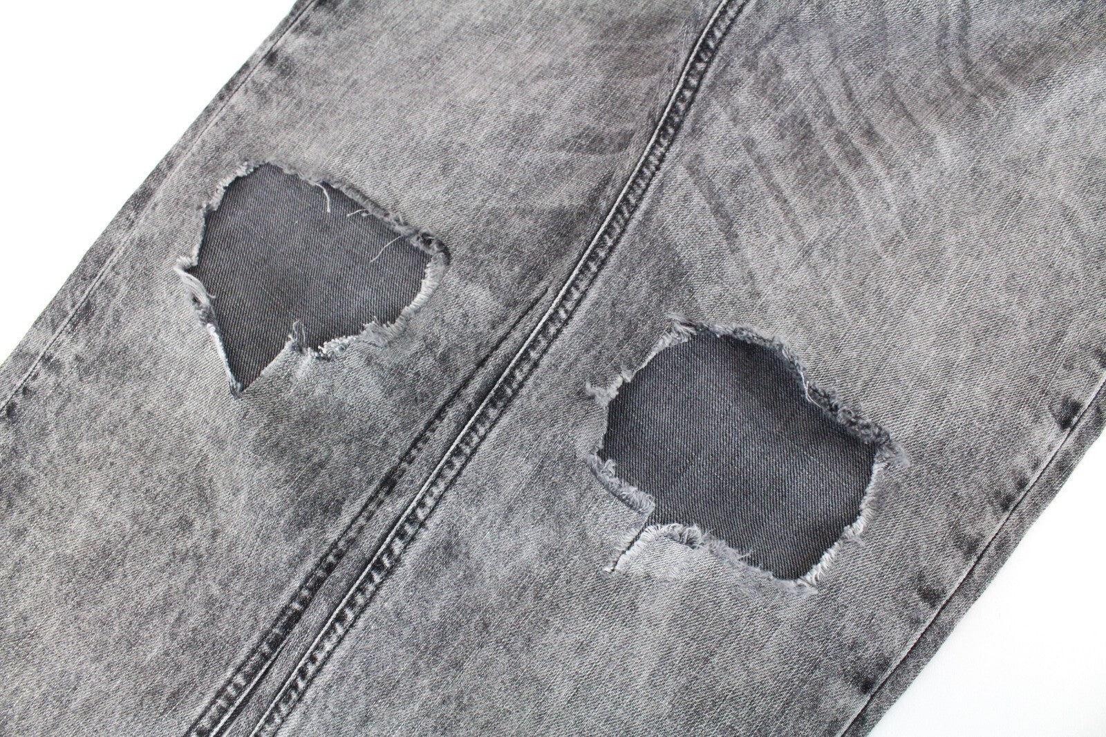 SCOTCH & SODA L-Adorable Womens Jeans W30/L32 Grey Ripped Boyfriend Non-Stretch