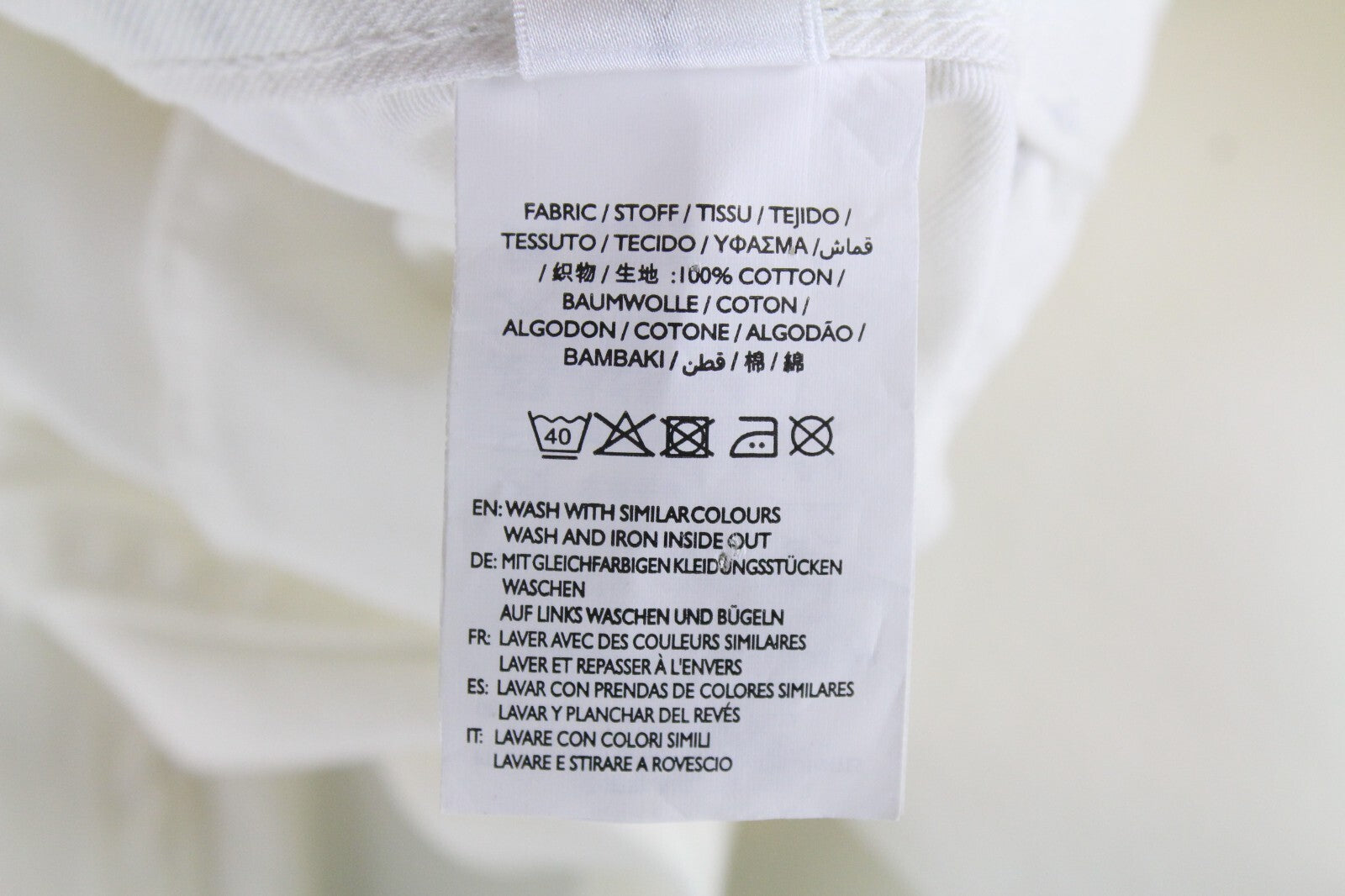 GANT Slacker Womens Jeans W29/L34 White Straight Leg Distressed Dress Stretchy