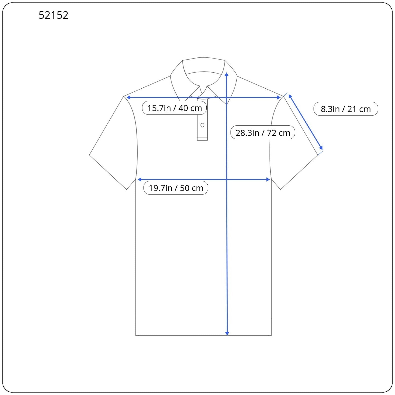 STATE OF ART Mens Polo T-Shirt L Plain Dark Navy Cotton Dress Short Sleeve