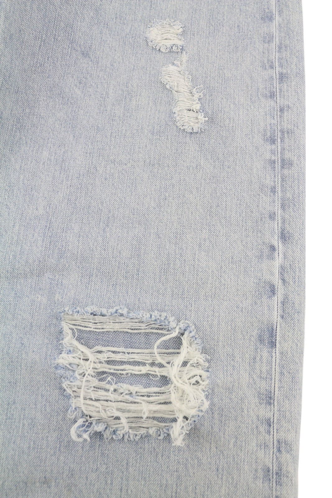 LIU JO 5 Tasche Vita Women Jeans 40 High Waist Ripped Distress Wide Leg Denim