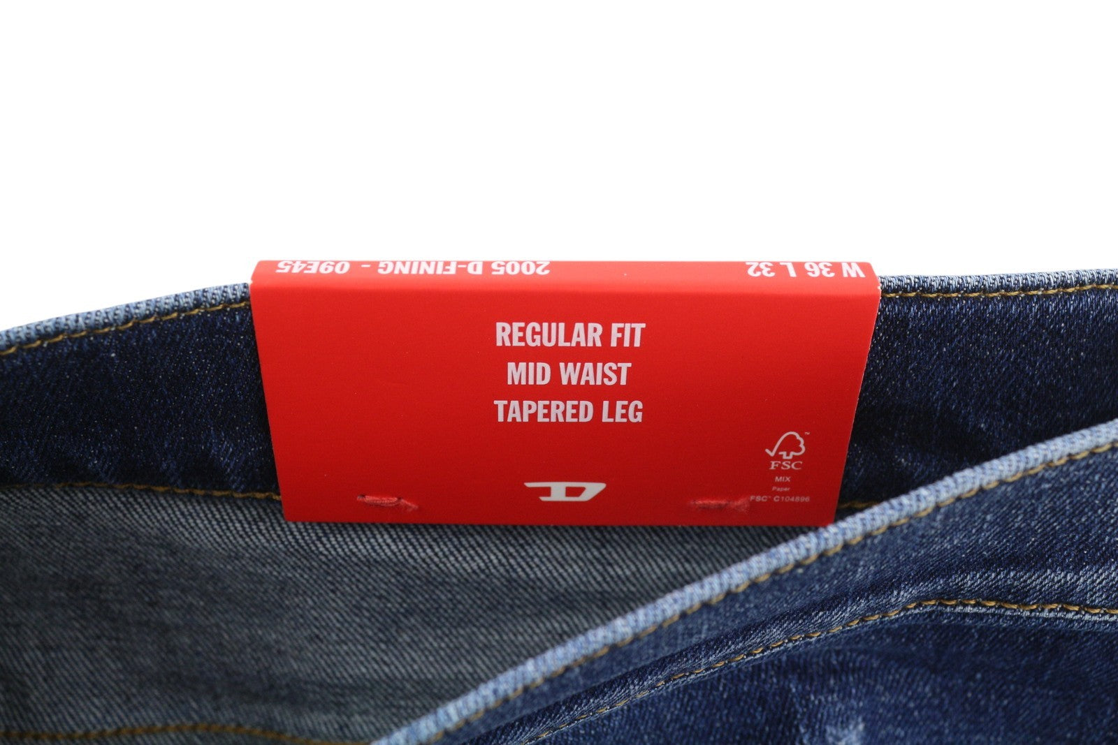 DIESEL 2005 D-Fining 09E45 Men Jeans W36/L32 Washed Blue Distress RRP€175