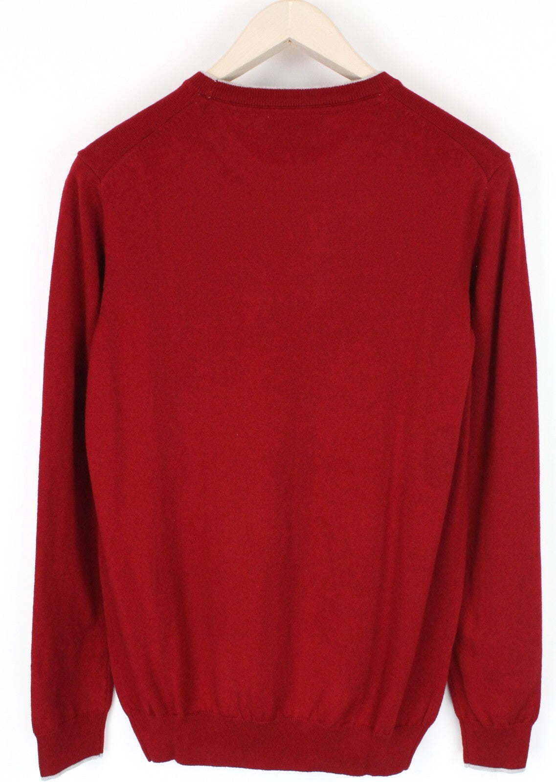 HARMONT & BLAINE Mens Sweatshirt M Red Wool Blend Long Sleeve Pullover