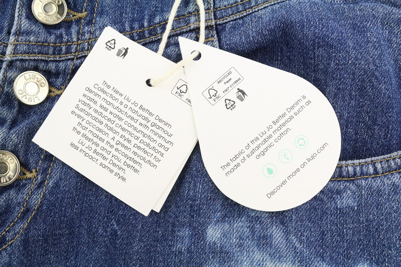 LIU JO Straight Bottoni Strass Women Jeans W28 High Waist Stars Print Wide Leg