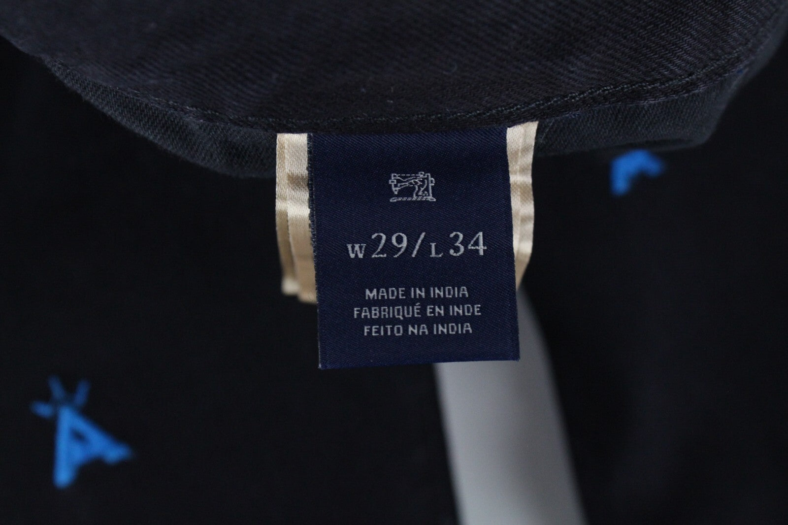 SCOTCH & SODA Mens Jeans W29/L34 Slim  Black Stretchy Patterned Ralston