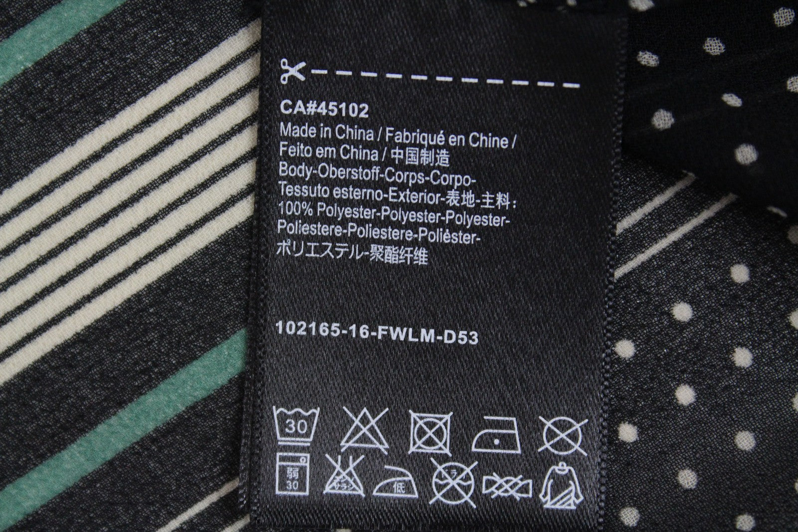 MAISON SCOTCH Womens Black Sheer T-Shirt M Short Sleeve Lightweight Pattern