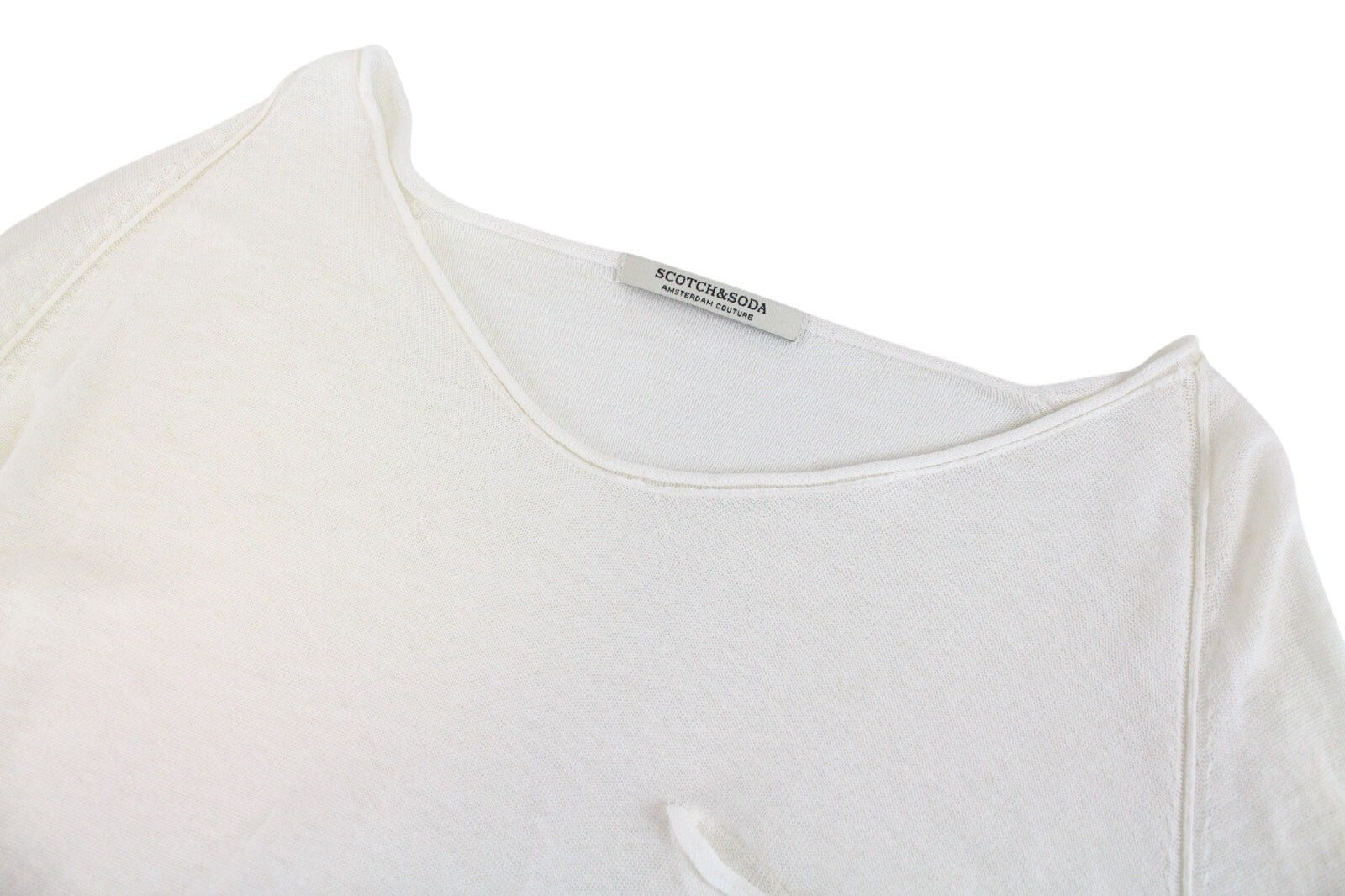 SCOTCH & SODA Ams Couture Mens Beige Pullover Sweatshirt ~M Pocket Long Sleeve