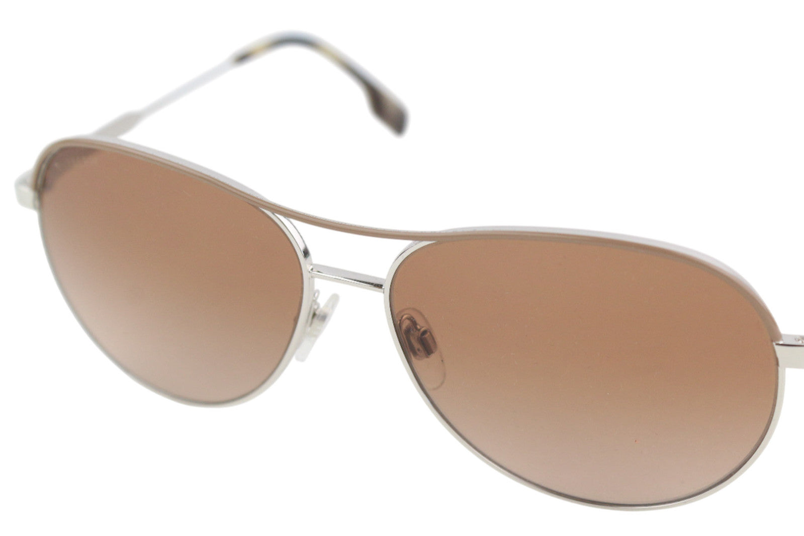 BURBERRY Tara Women Sunglasses ONE SIZE Light Casual Silver Tone Frame RRP€269