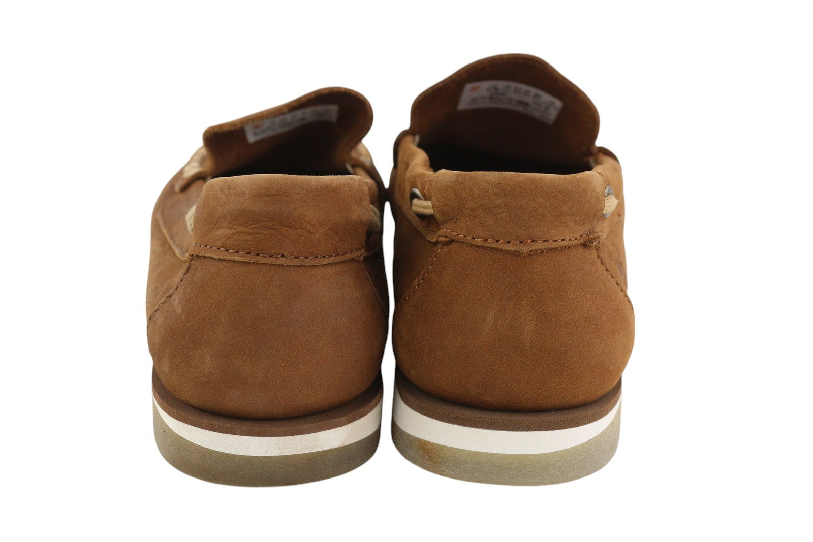 TIMBERLAND A2A92 Men Shoes EU43 Brown Leather Boat Slip On True Cloud Comfort