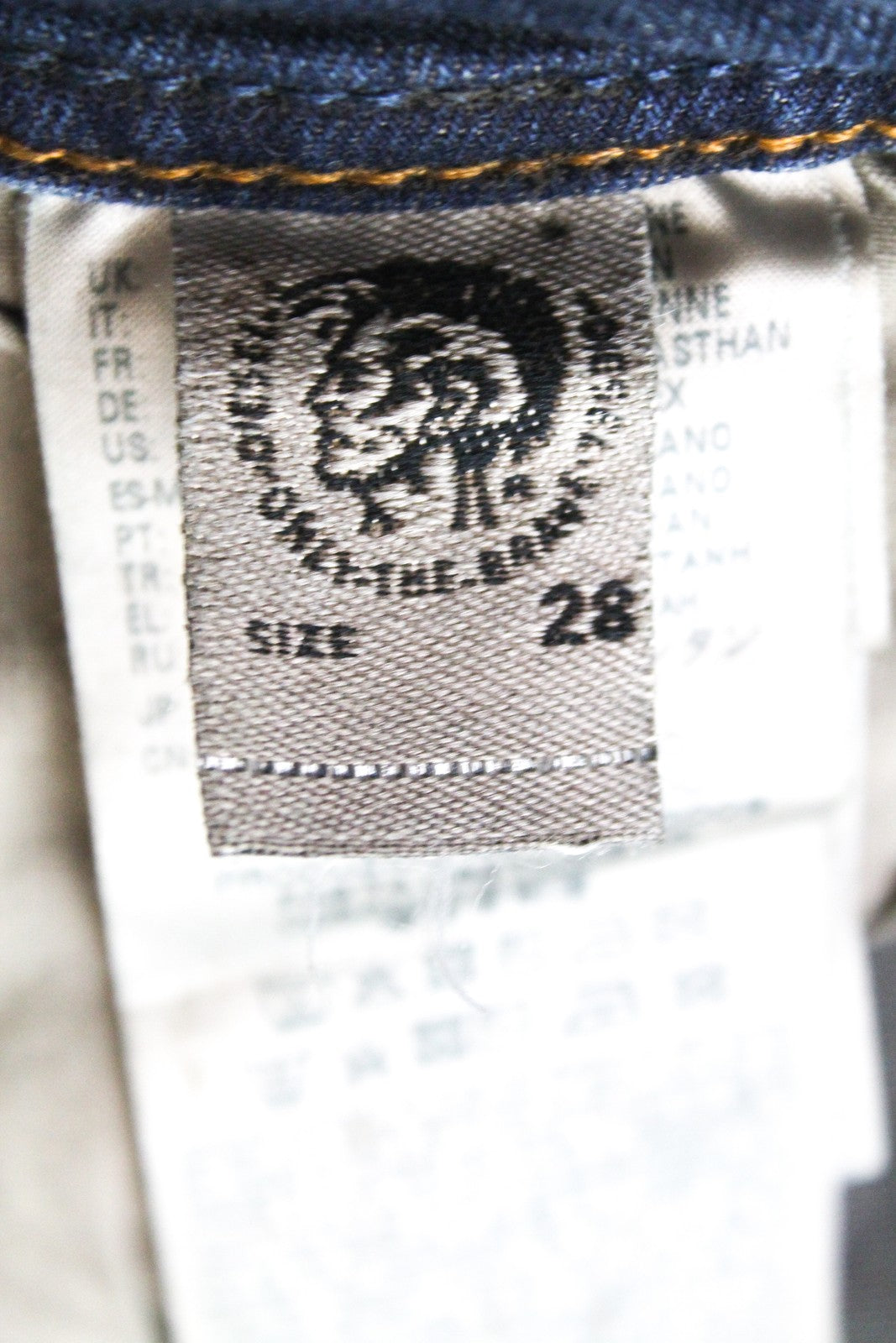 DIESEL Sleenker 069DG Men's Jeans W28 L32 Slim Skinny Fit Cotton Washed Blue