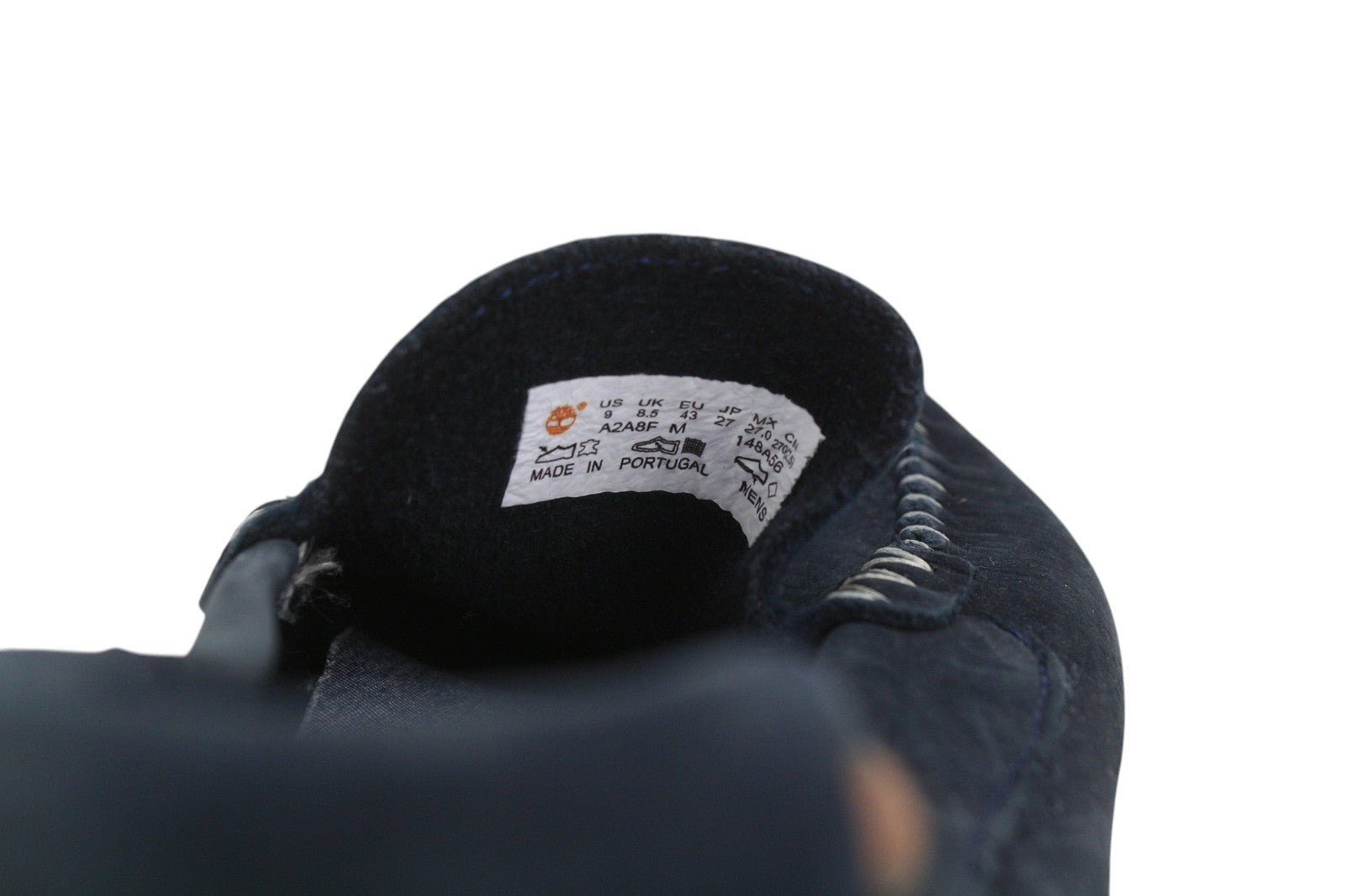 TIMBERLAND A2A8F Men Shoes EU43 Dark Blue Leather Boat Flats True Cloud Comfort