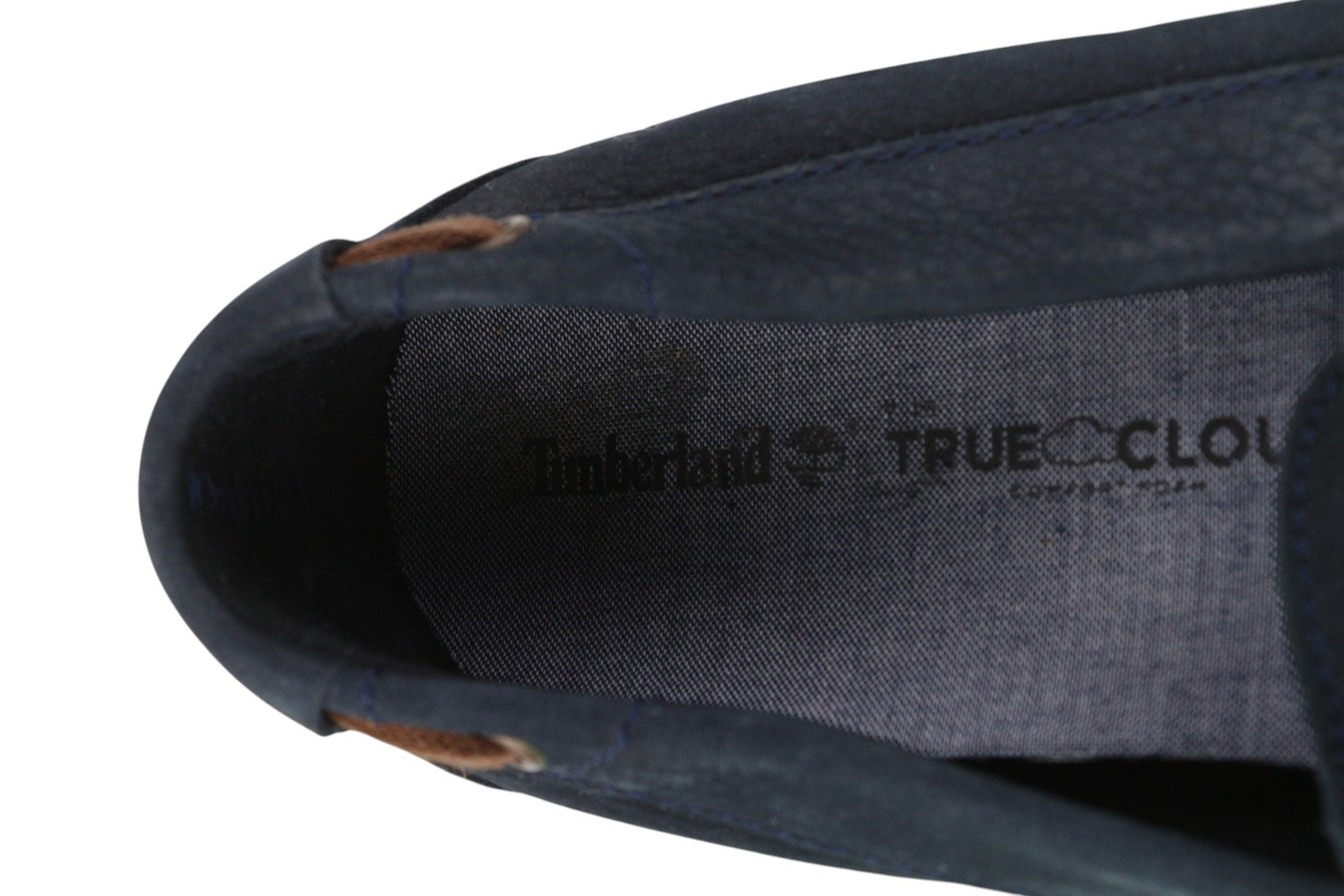 TIMBERLAND A2A8F Men Shoes EU43 Dark Blue Leather Boat Flats True Cloud Comfort