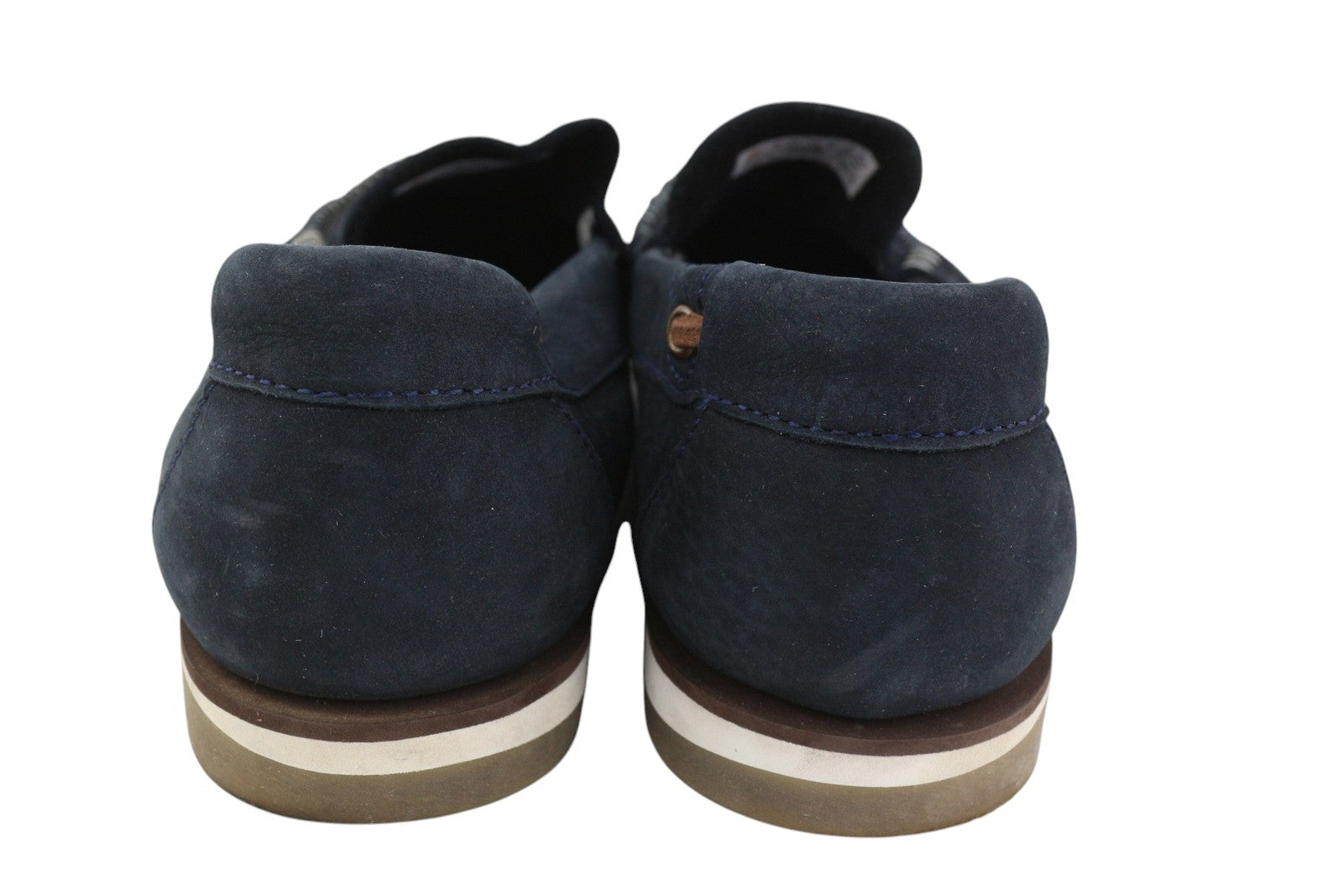 TIMBERLAND A2A8F Men Shoes EU43 Dark Blue Leather Boat Flats True Cloud Comfort