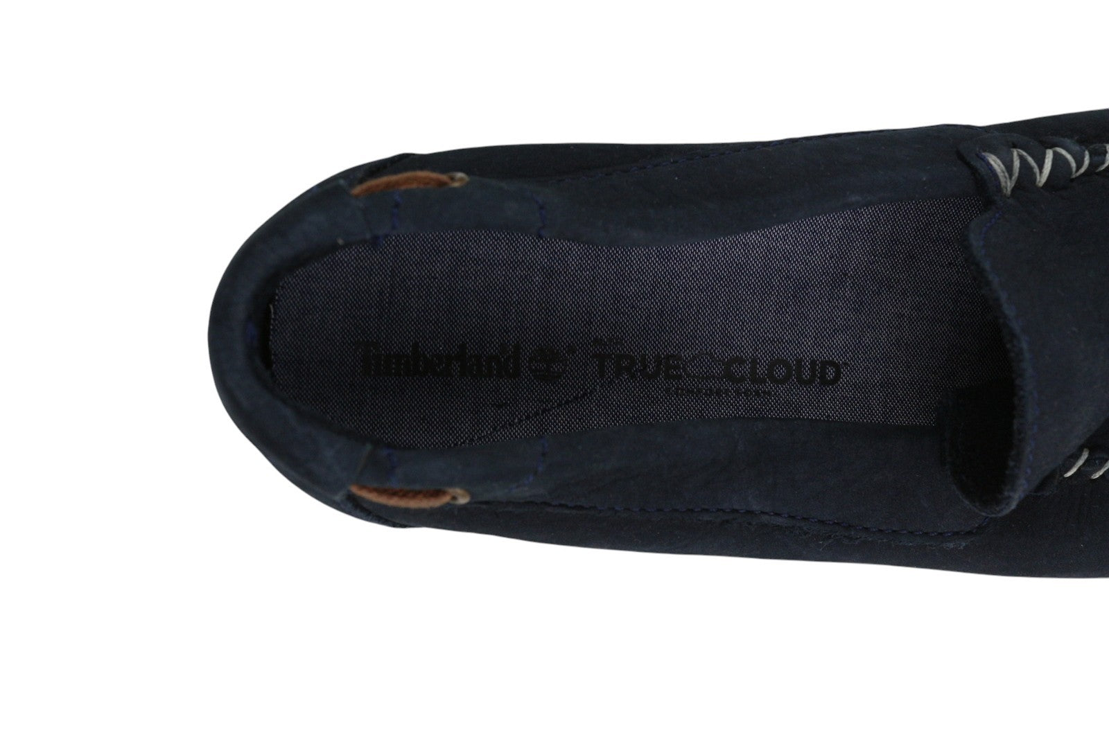 TIMBERLAND A2A8F Men Shoes EU43 Dark Blue Leather Boat Flats True Cloud Comfort