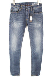 DIESEL Sleenker 069DG Men's Jeans W28 L32 Slim Fit Stretch Cotton Blue Denim