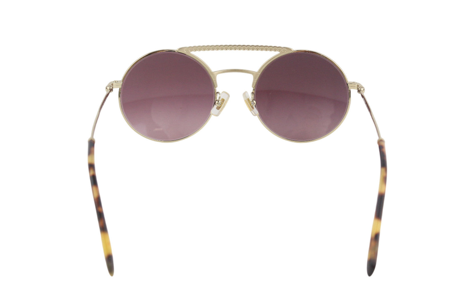 MIU MIU 52VS Women Sunglasses Oval Animal Print Frame Rhinestone RRP€310