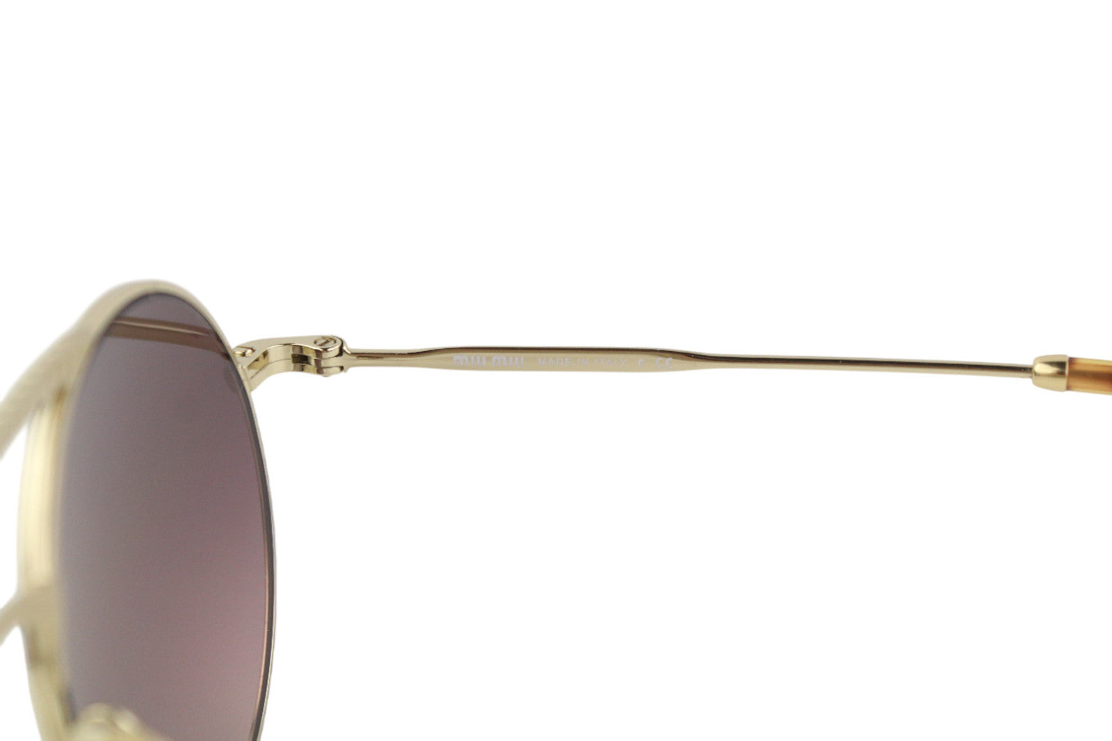 MIU MIU 52VS Women Sunglasses Oval Animal Print Frame Rhinestone RRP€310