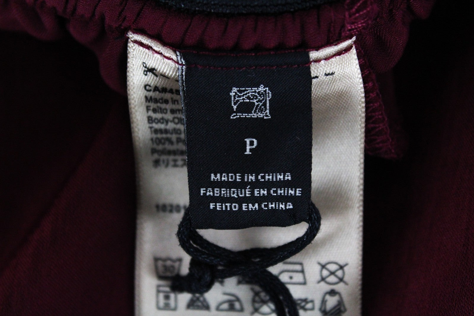 MAISON SCOTCH Womens Red Pull-On Pants XS Lightweight Slit Pocket Casual Style