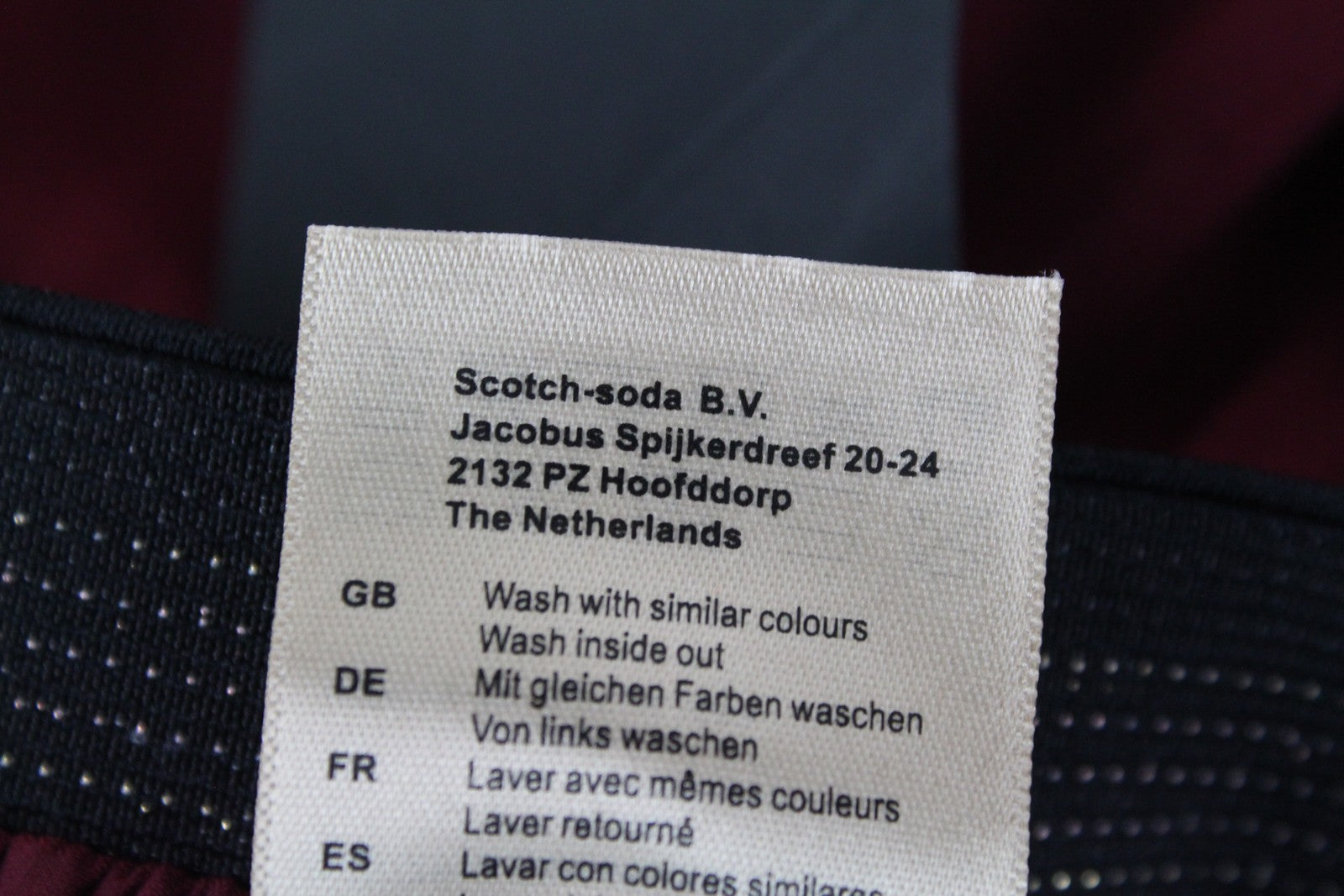 MAISON SCOTCH Womens Red Pull-On Pants XS Lightweight Slit Pocket Casual Style