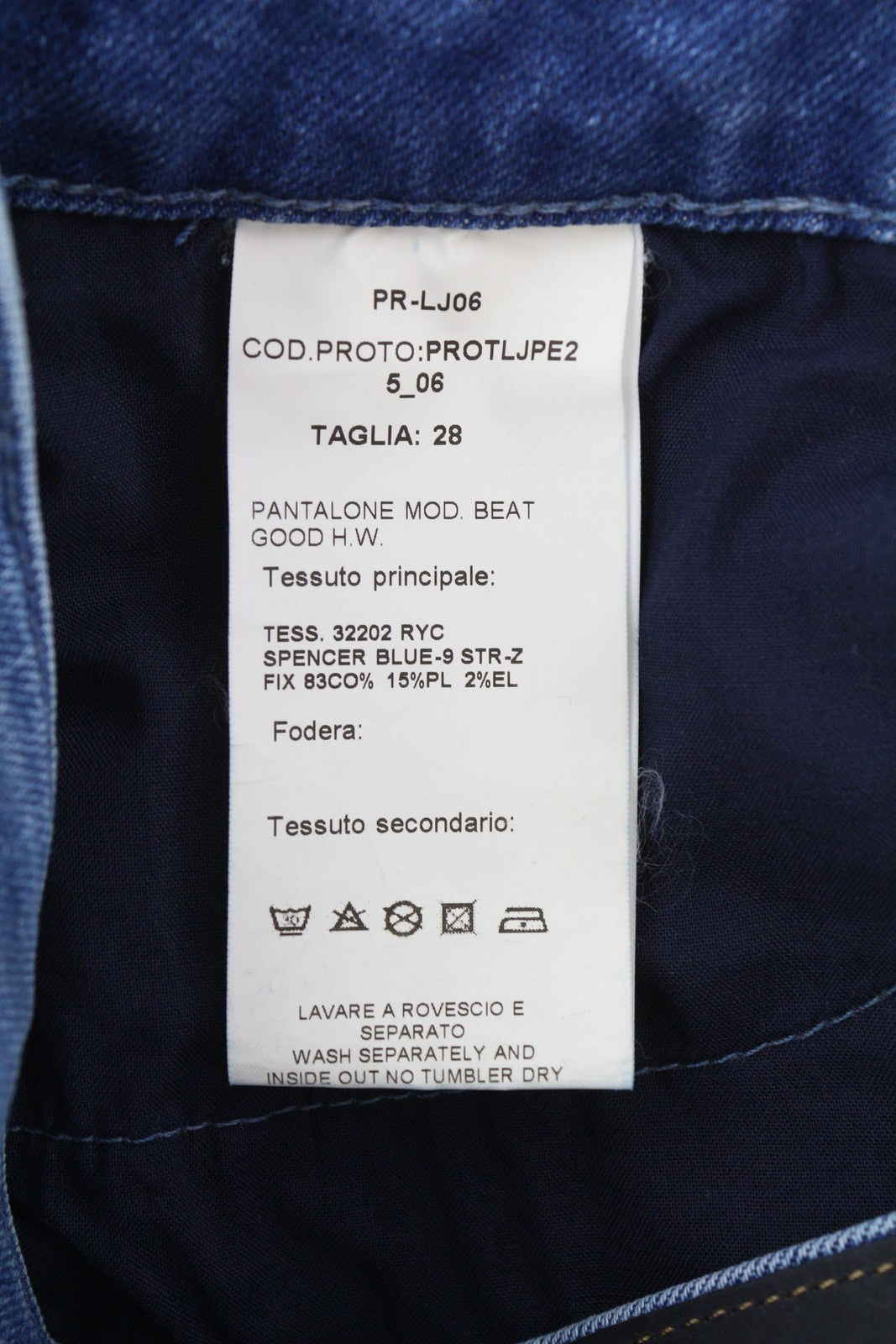 LIU JO Beat Good Women Jeans W28 High Waist Bootcut Fit Washed Denim Blue Casual