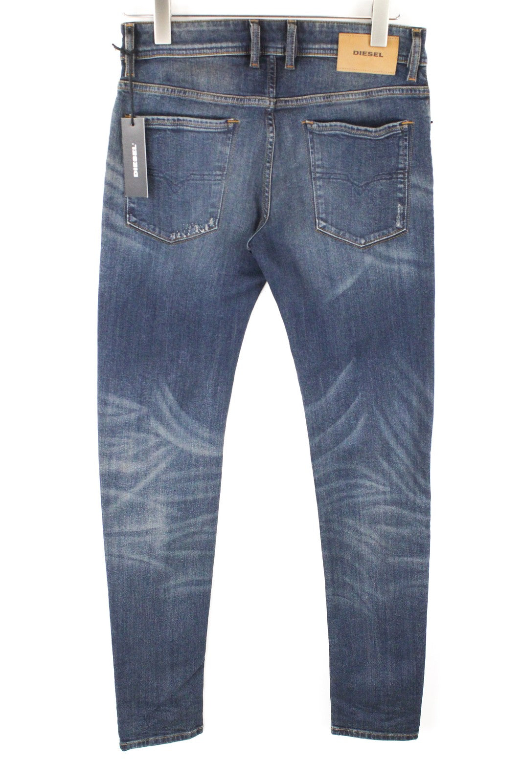 DIESEL Sleenker 069DG Men's Jeans W29 L32 Skinny Fit 5-Pocket Blue Cotton