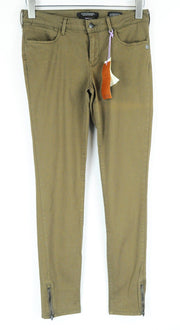 MAISON SCOTCH La Bohemienne Womens Pants W27/L32 Green Skinny Cotton Stretch