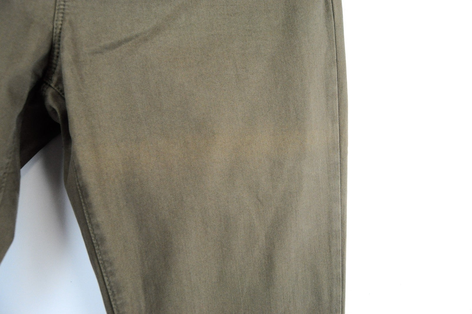 MAISON SCOTCH La Bohemienne Womens Pants W27/L32 Green Skinny Cotton Stretch