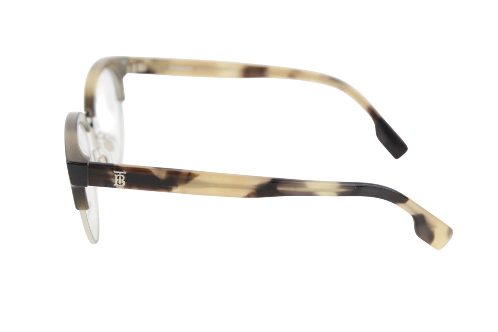 BURBERRY Birch Women Eyeglasses ONE SIZE Demo Lens Animal Print Frame RRP€249