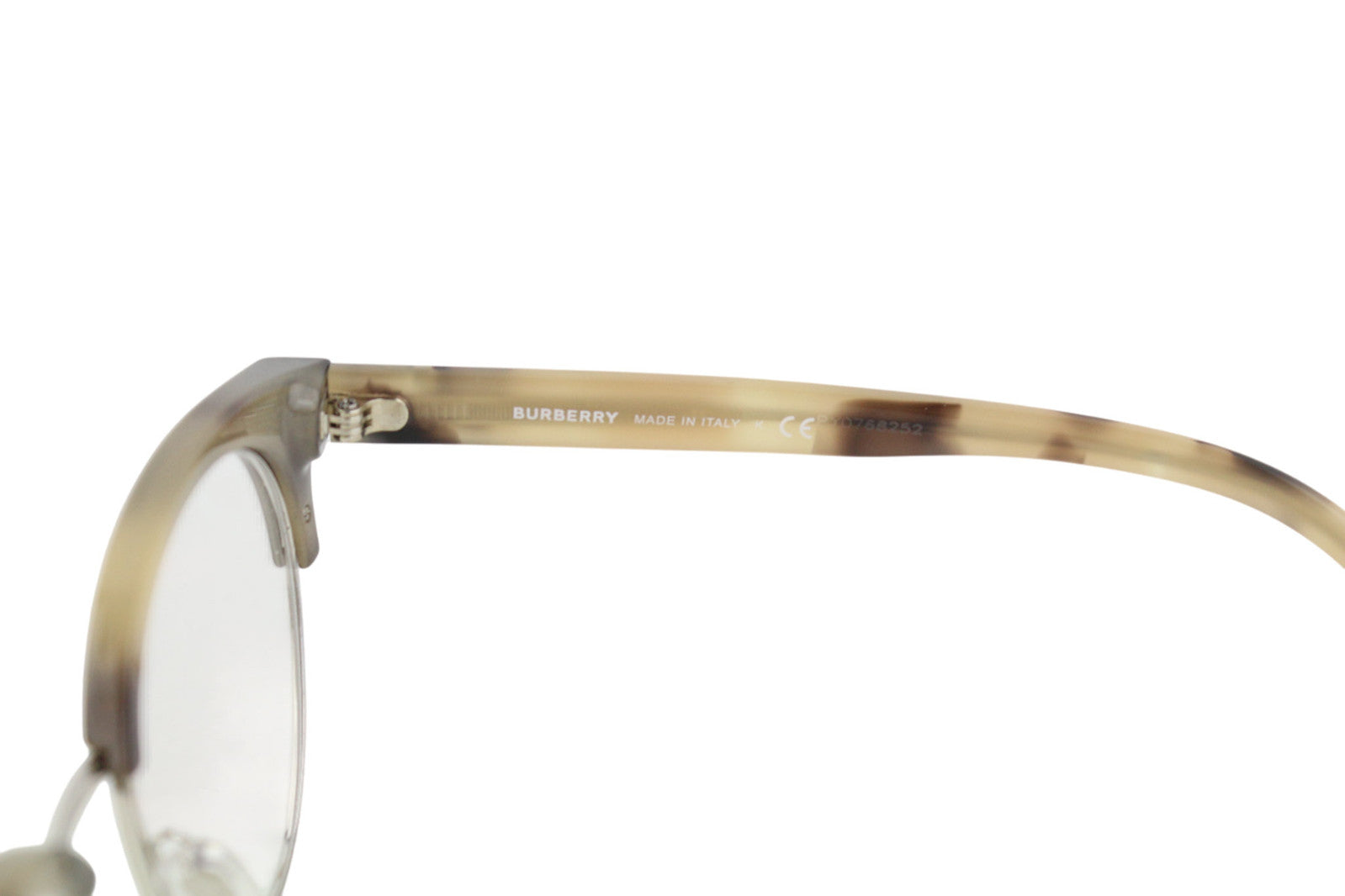 BURBERRY Birch Women Eyeglasses ONE SIZE Demo Lens Animal Print Frame RRP€249
