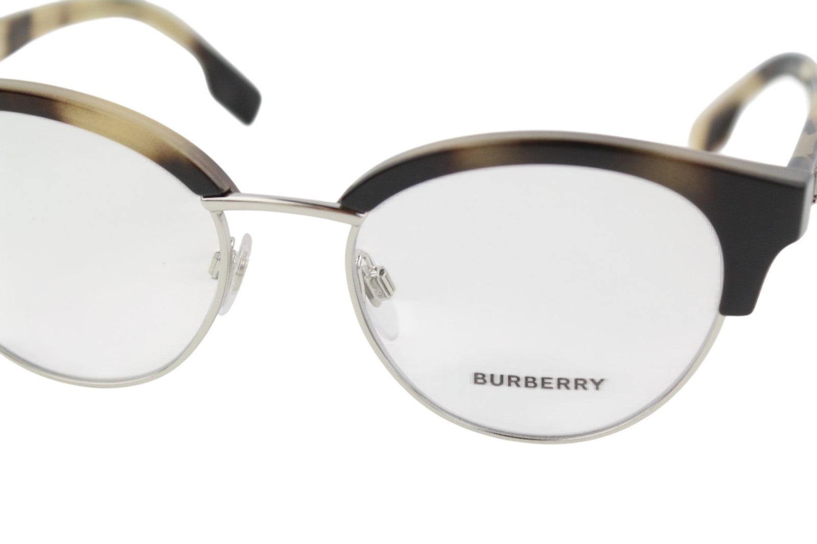 BURBERRY Birch Women Eyeglasses ONE SIZE Demo Lens Animal Print Frame RRP€249