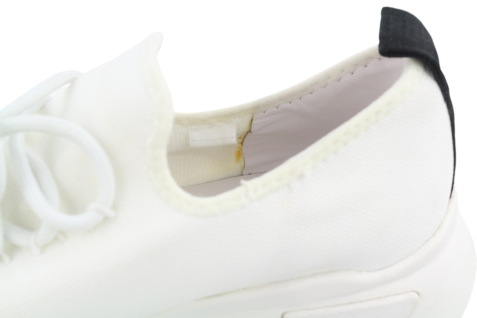 DIESEL S-Kby Stripe Mens Sneakers EU46 White Low Top Lace Up Almond Toe RRP€170