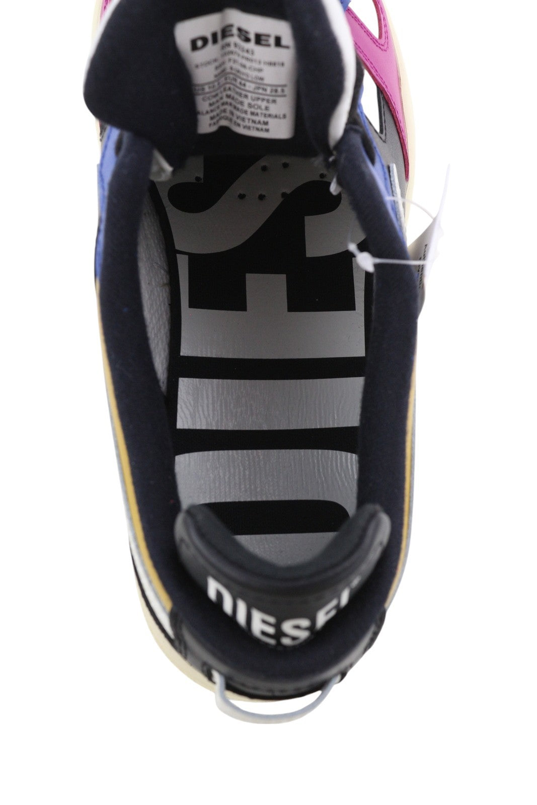 DIESEL S-Ukiyo Low Mens Sneakers EU44 Cow Leather Lace Up Low Top  RRP€185