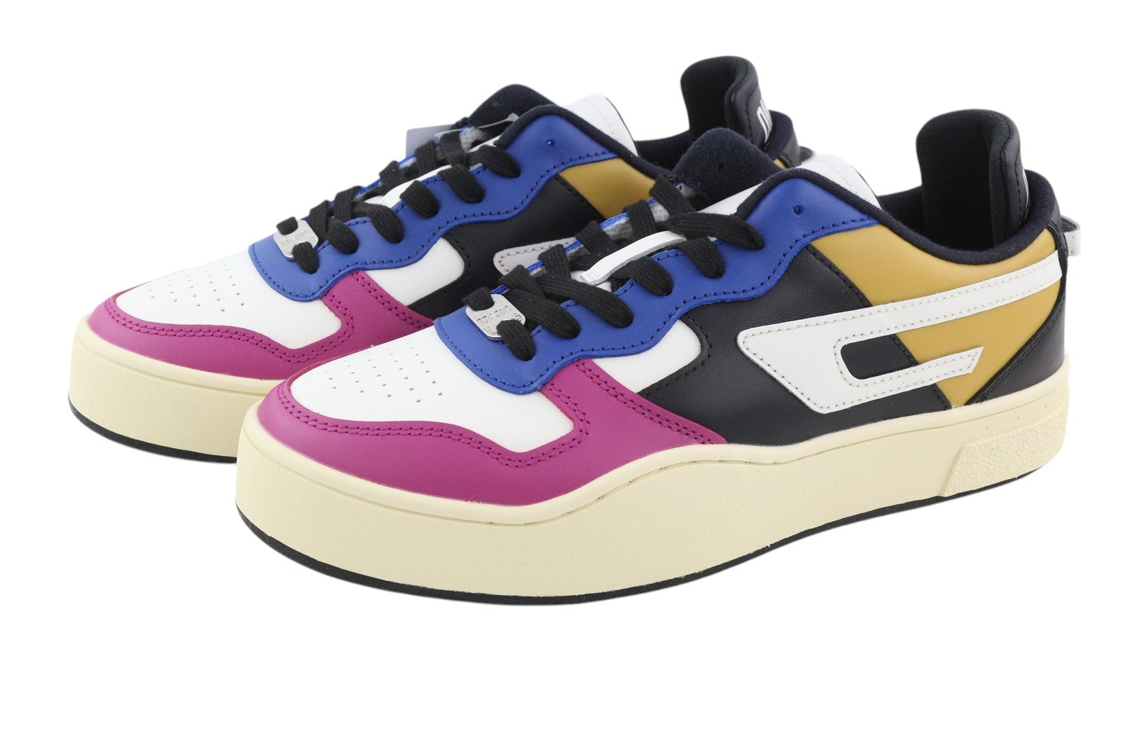 DIESEL S-Ukiyo Low Mens Sneakers EU44 Cow Leather Lace Up Low Top  RRP€185